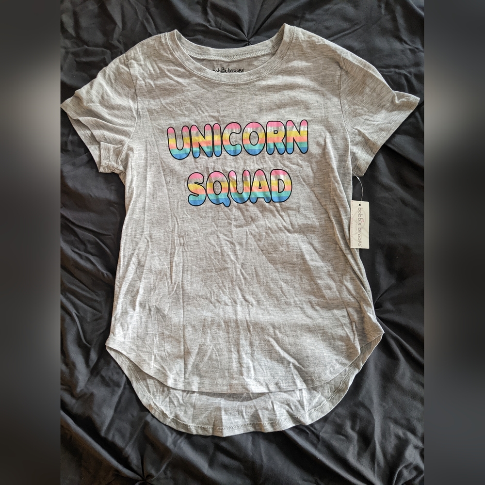 Girls 'Unicorn Squad' tee size 7/8
